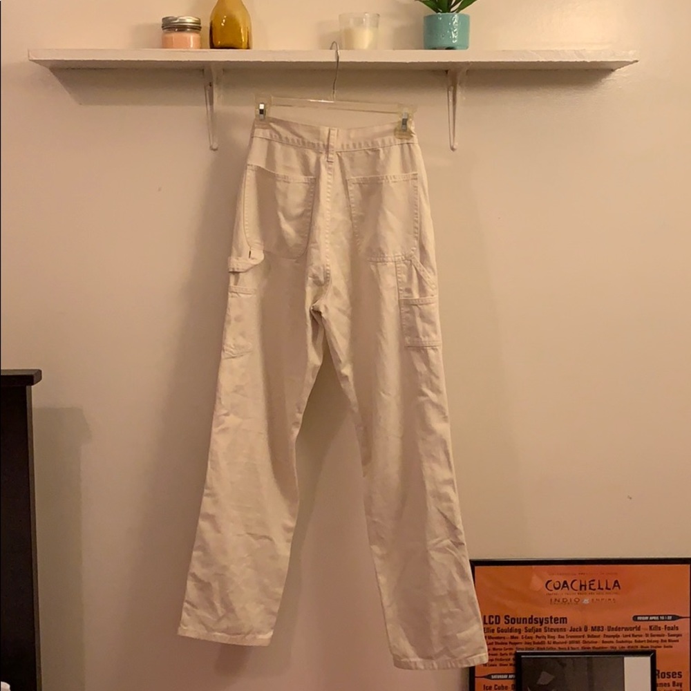 BRANDY MELVILLE CREAM CARGOS